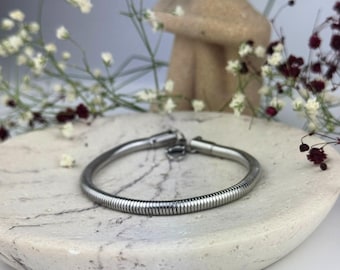 Round Snake Chain Bracelet, Stainless Steel Bracelet, Men's Jewelry, Women's Jewelry, Fashion Bracelet for Men, Bracelet for Women