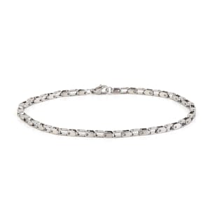 Box Chain Bracelet for Men, Stainless Steel Bracelet, Chain Bracelet Men, Chain Link Bracelet, Men Bracelet, Gift for Husband
