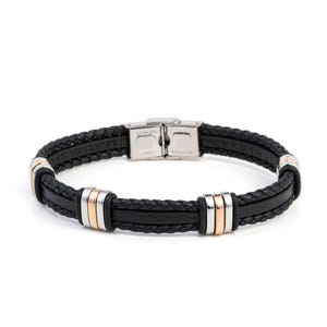 Stainless Steel Black Bracelet, Stainless Bracelet, Birthday Gift, Mens Bracelet, Bracelets for Men, Mens Jewelry, Handmade Jewelry