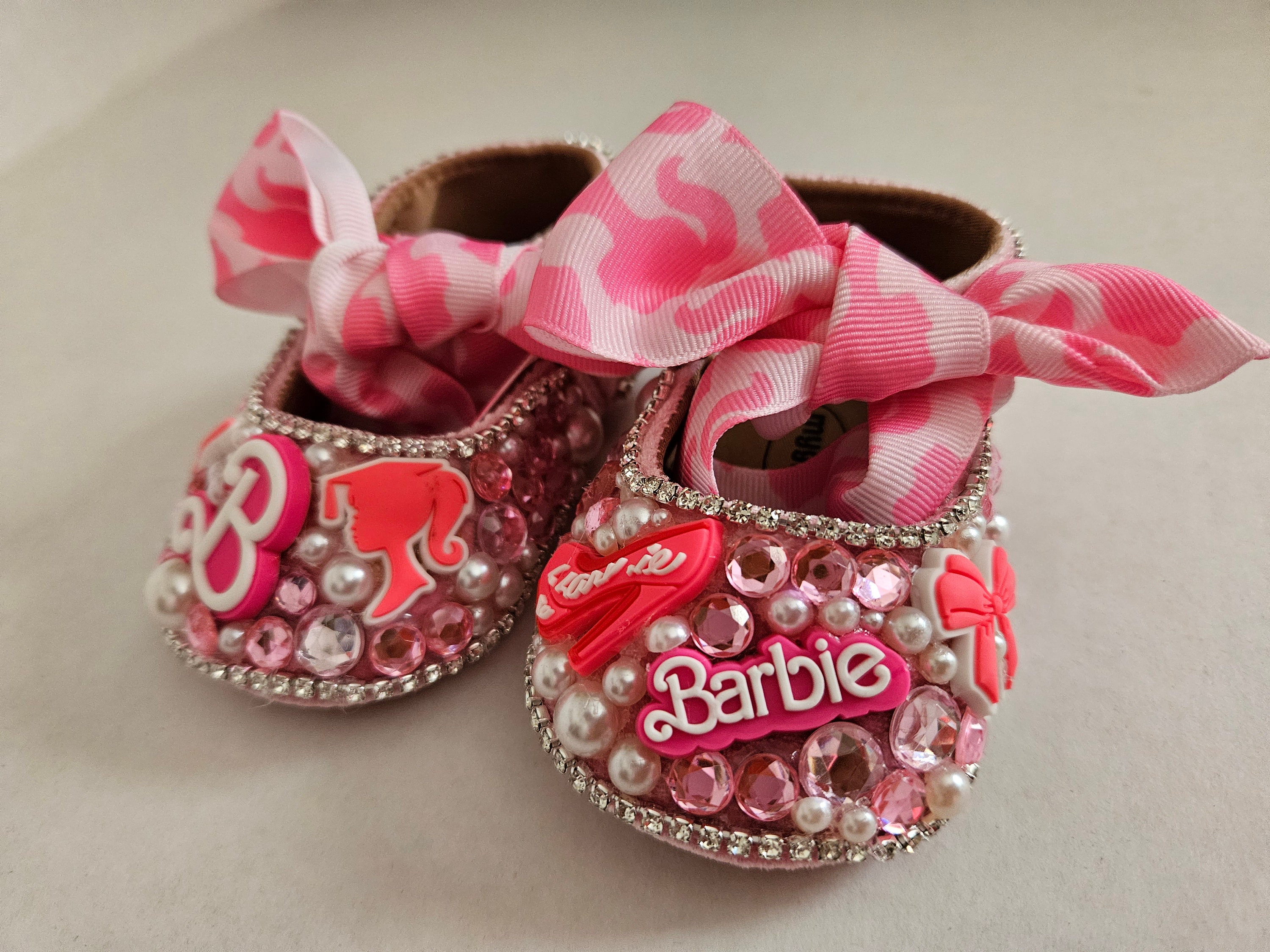 Barbie Shoe Charms,pink Girl Croc Charms, Lovely Charms for Barbie