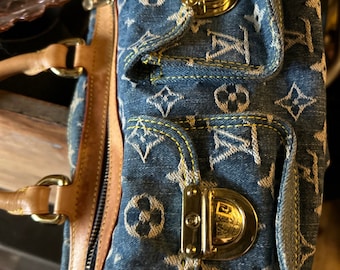 vintage jean material louis vuitton Neo Speedy