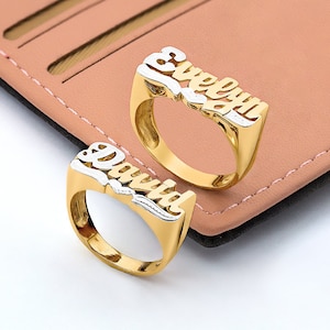 Custom made 2025 name rings