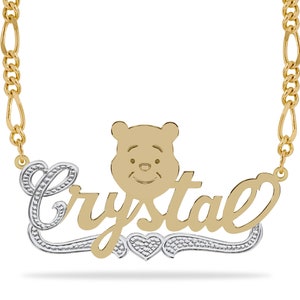 Cartoon Necklace | Cartoon Name Necklace | Name Necklace | Necklace | Free Shipping