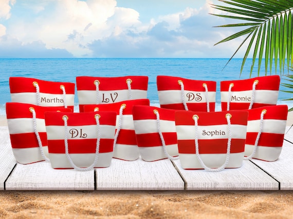 Medium Size 10 X Beach Bags Personalized Bags Beach Tote Bags
