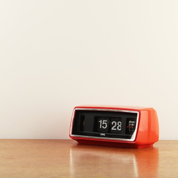Vintage Copal Flip Clock Alarm Model 703 Japan