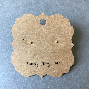 Gold filled oorknopjes met kleine bolletjes 2 mm,3 mm,4 mm - gold filled