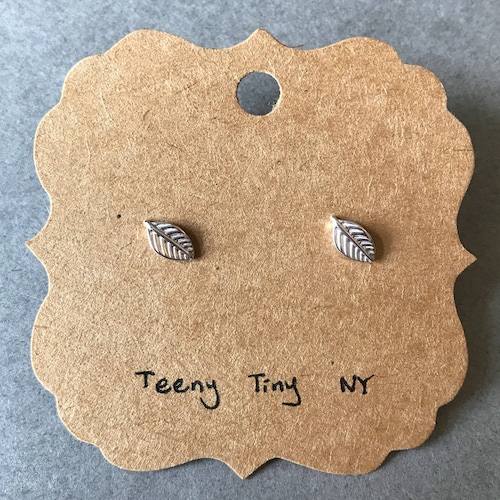 Paper Clip Earrings 925 Sterling Silver Etsy