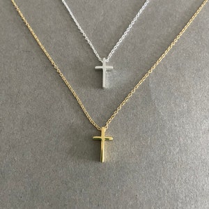 Silver Cross Necklace - Sterling Silver