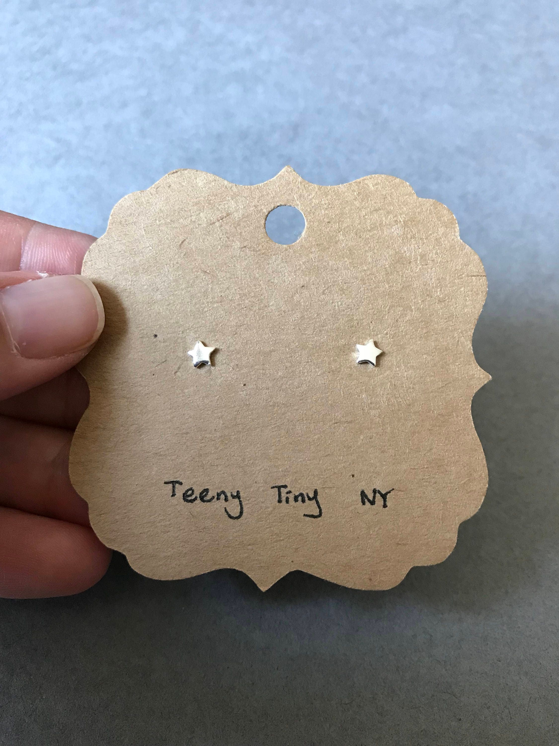 Silver Tiny Mini Star Stud Earrings -  Sterling Silver[ES1031]