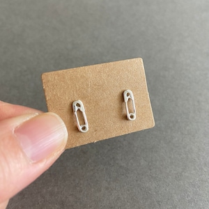 Single Silver Safety Pin Earring – Written by Forest