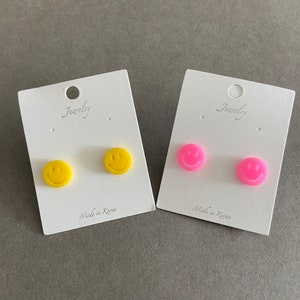 Kids Smile Stud Earrings - Sterling Silver