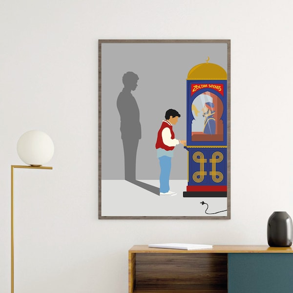 CANVAS Tom Hanks BIG zoltar minimal minimalist movie film print poster