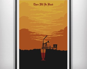 CANVAS There will be blood minimalist movie poster