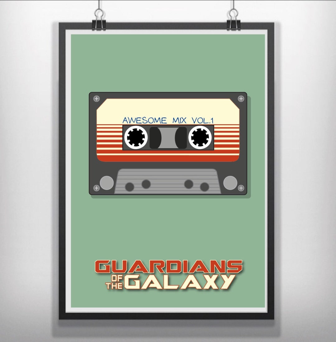 Guardians of the Galaxy Minimalist Movie Poster - Etsy
