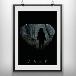 CANVAS Dark minimal minimalist movie film print poster