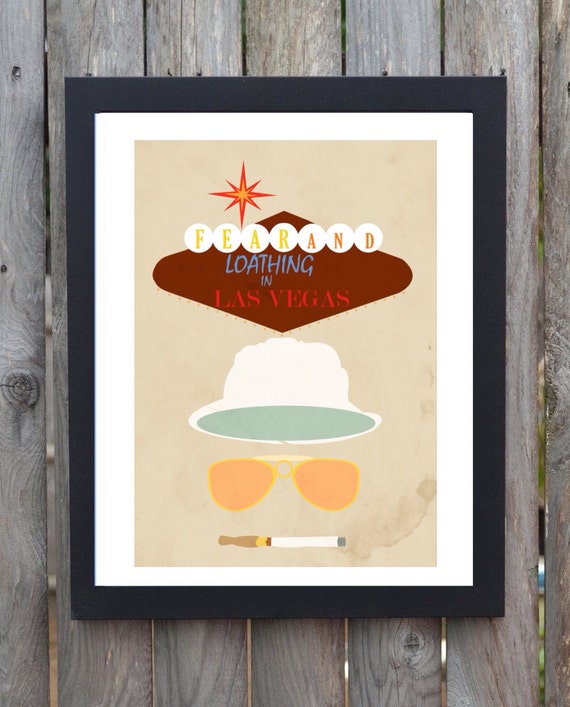 Fear And Loathing In Las Vegas Minimal Minimalist Movie Film Etsy Fear And Loathing In Las Vegas Minimal Minimalist Movie Film Etsy