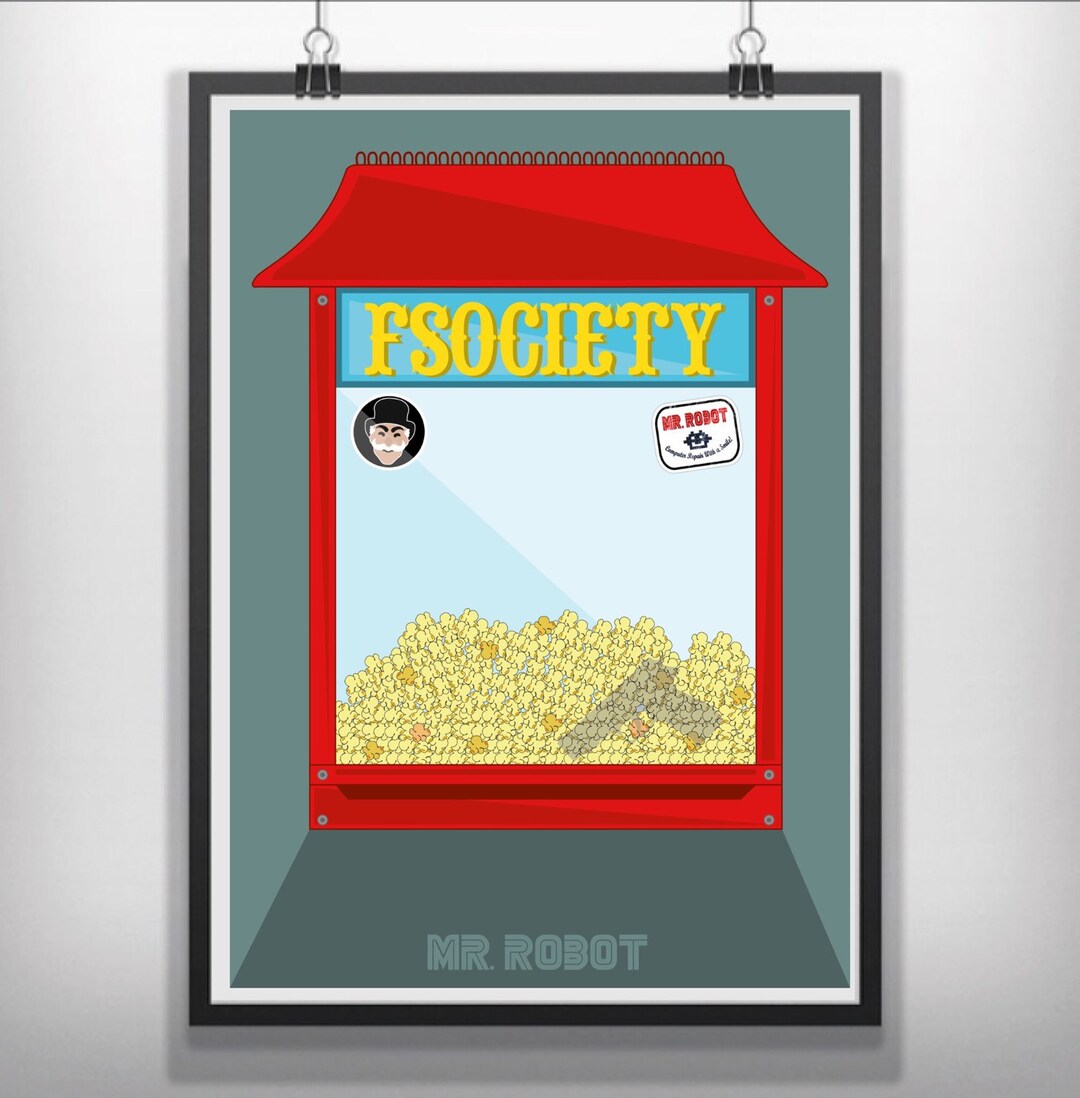 Mr Robot Minimalist Movie Poster Art - Etsy