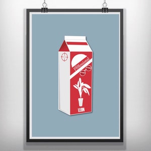 CANVAS Leon the professional minimalist movie poster
