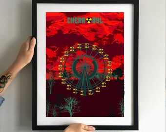 CANVAS Chernobyl minimalist movie poster minimal art