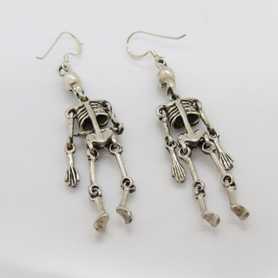 Vintage Sterling Silver Skeleton With Moving Limb… - image 4