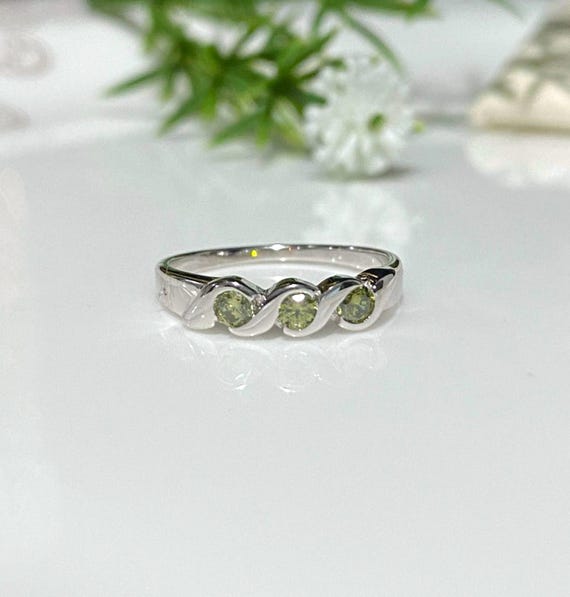 Bague Vintage En Argent Massif 925 - Taille 51, Occasion En Bon état