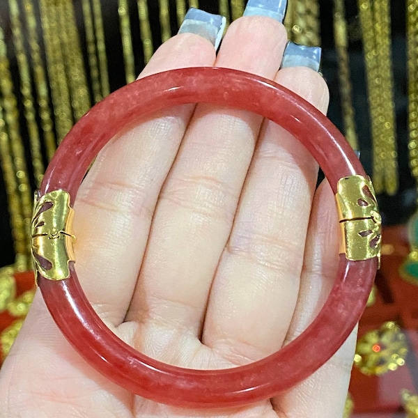 Orange Bangle Bracelet Etsy