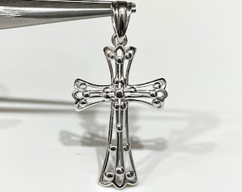 Vintage korshänge i sterlingsilver.