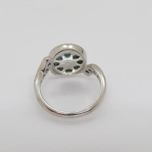 Vintage Sterling Silver Larimar & White Topaz Ring Size 7 - Etsy
