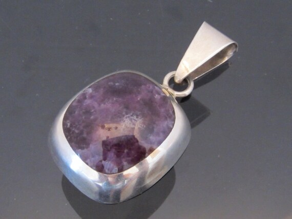 Vintage Mexican Sterling Silver Natural Amethyst C