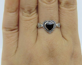 SILVER925 HEART DESIGN RING / Silver / Ring