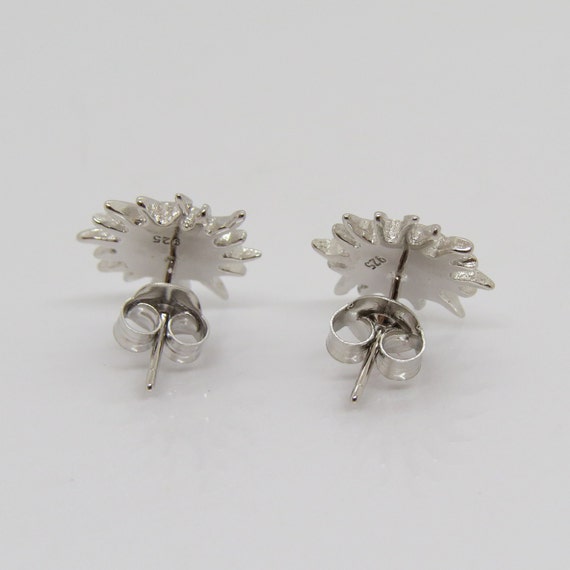 Boucles d'oreilles Pendantes Plumes en Argent Brossé Ref. 43831