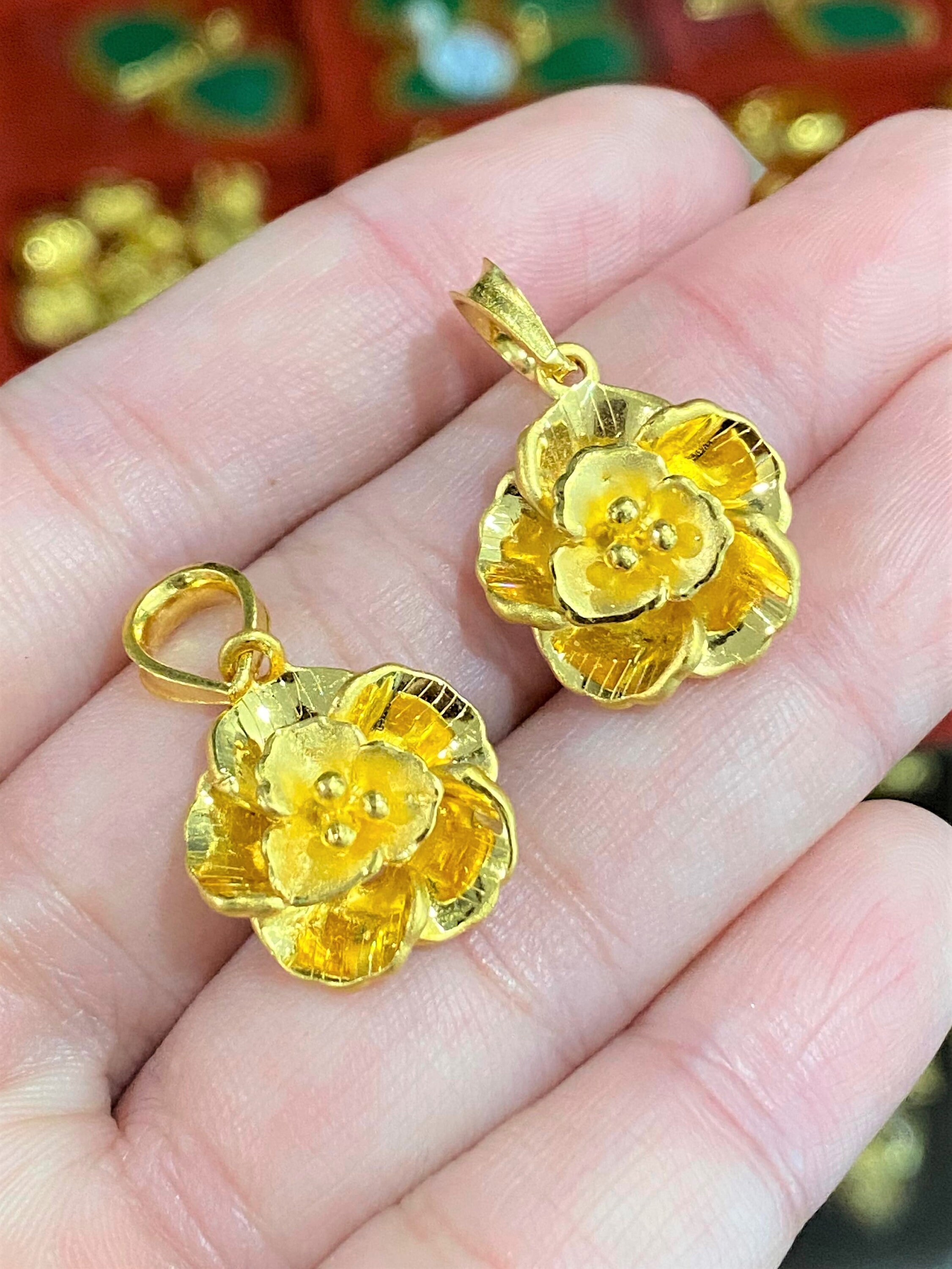 24 karat cheap gold charms