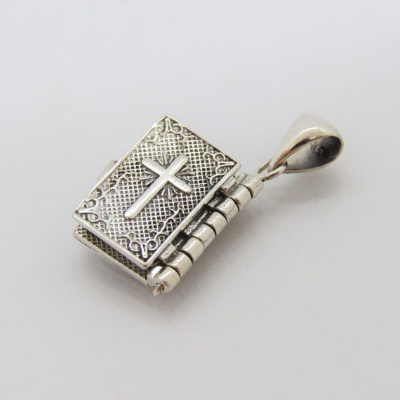 Pendentif Livre Islamique En Argent Sterling 925 - Occasion