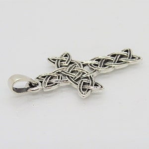 Vintage Sterling Silver CELTIC Cross Pendant - Etsy