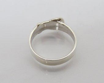 Sterling Silver Belt Buckle Carved Ring Size 7.5 - Etsy
