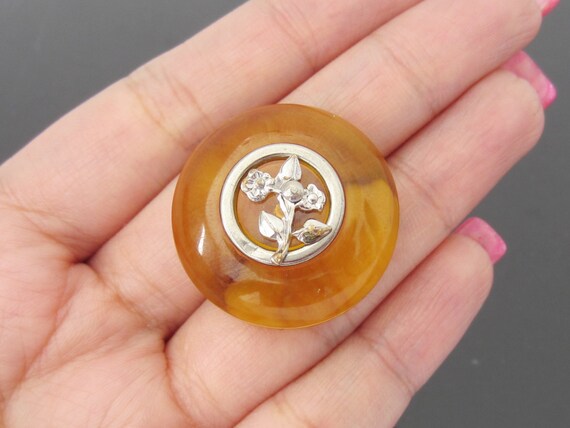 SALE. Antique Victorian Adwardian Bakelite Flower… - image 5