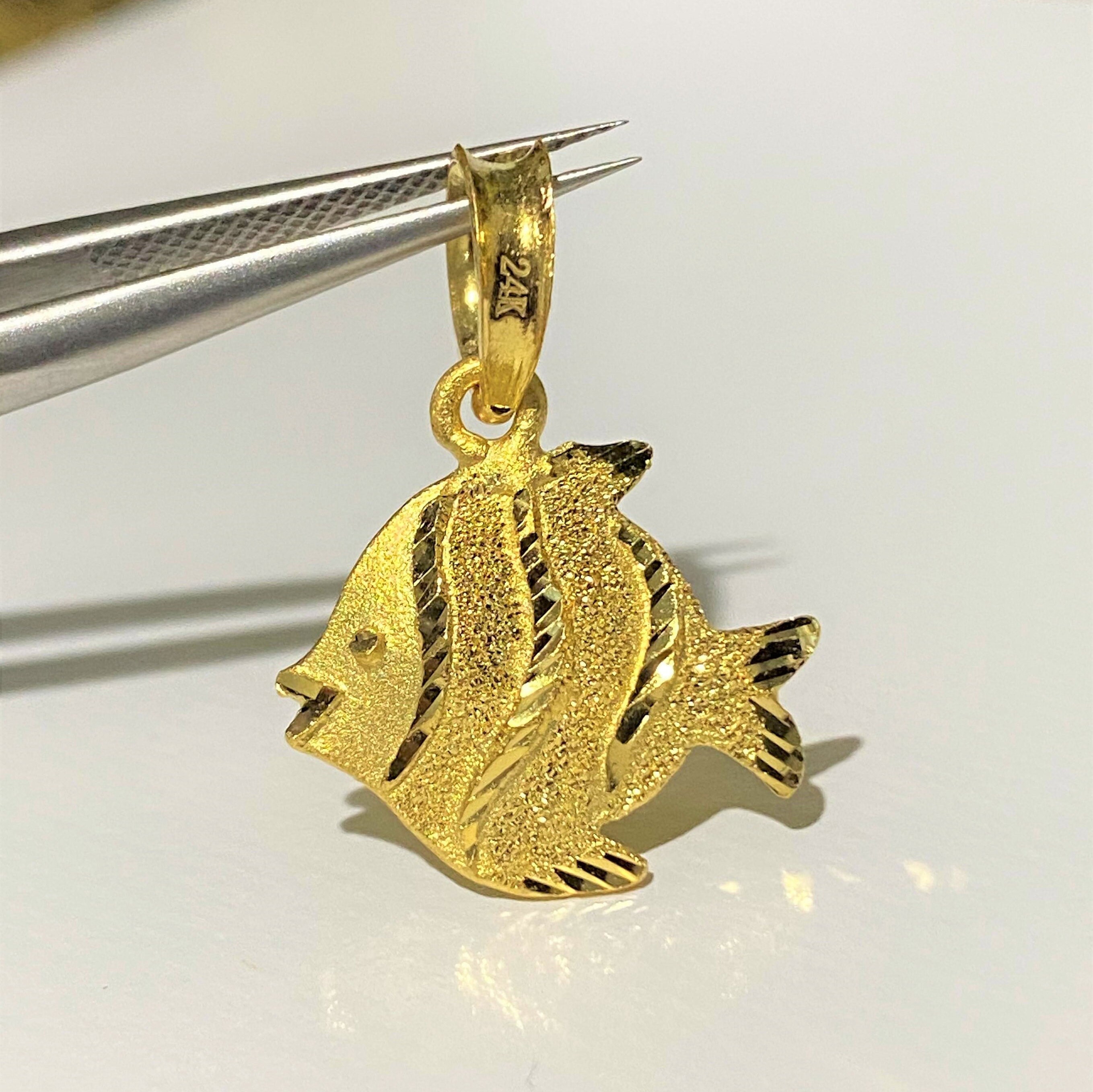 Fish gold chain sale