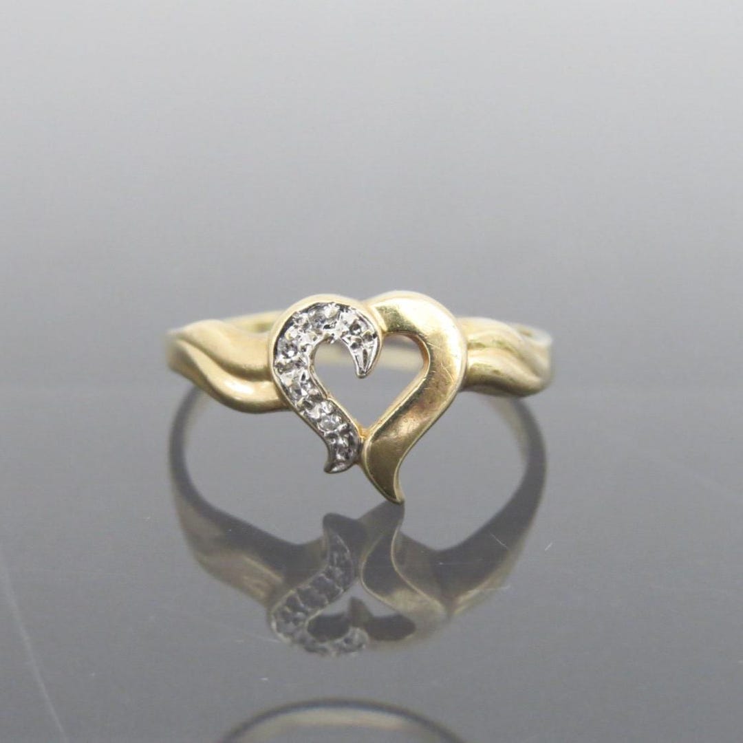 17号GLAD HAND LARGE SIZE HEART RING USA GLAD HAND BUTTON RING 