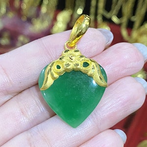 Etsy jade sale pendant