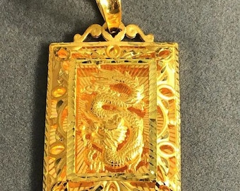 Vintage 24K 980 Solid Pure Gold Diamond 