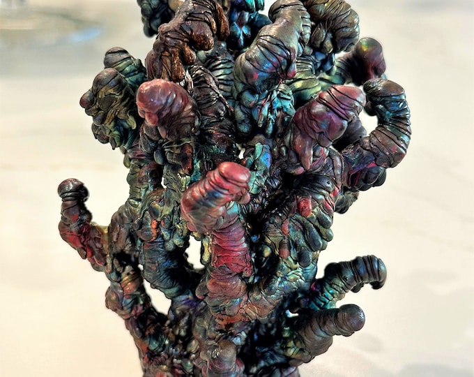 Antique Vintage Leklai Suriyan Racha Multi Color Thai Amulet Statue 1,329grams