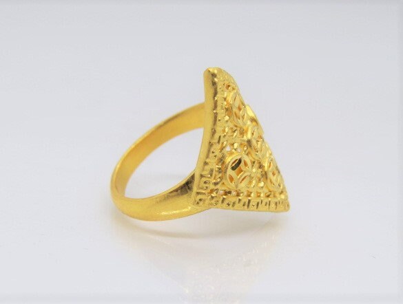 Most Beautiful Arabian Style Gold Rings Design - YouTube