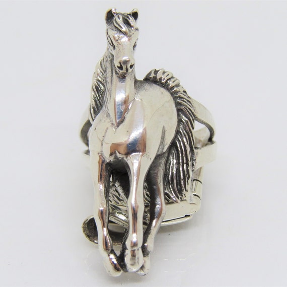 満点の Size Ring Horse Silver Sterling Vintage 7,8,9 Etsy - アクセサリー