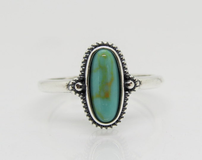 Sterling Silver Turquoise Ring Size 5