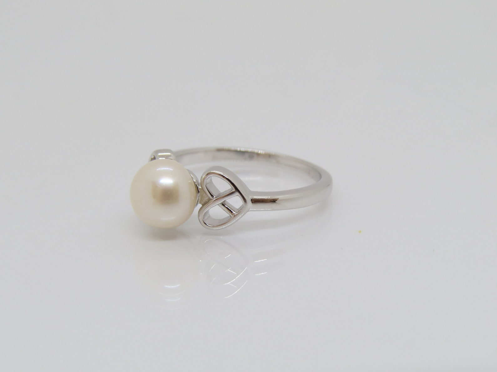 Vintage Sterling Silver Fresh Water Pearl Celtic Ring Size 8 - Etsy