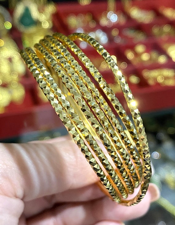 【美品】human made bangle gold Amazon.com: urbandubaifashion 24K real gold plated Dubai