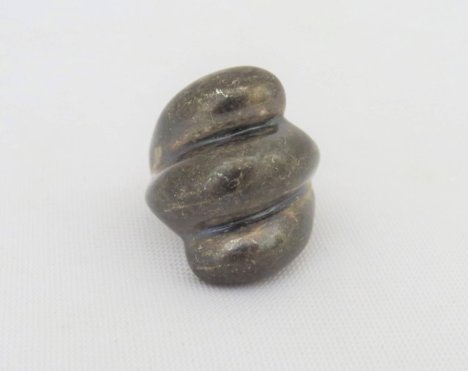 Vintage Artisan Sterling Silver Twisted Dome Ring Size 6.25