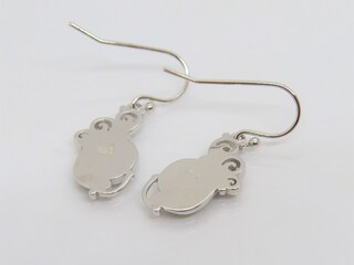 Orecchini A Filigrana In Argento Sterling 925 Con Opale Bianco, Pietre Iridescenti, Regalo Per Donna In Confezione Elegante