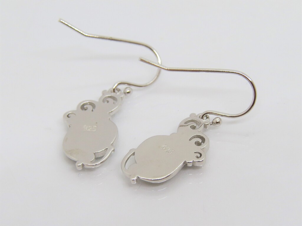 Orecchini A Filigrana In Argento Sterling 925 Con Opale Bianco, Pietre Iridescenti, Regalo Per Donna In Confezione Elegante