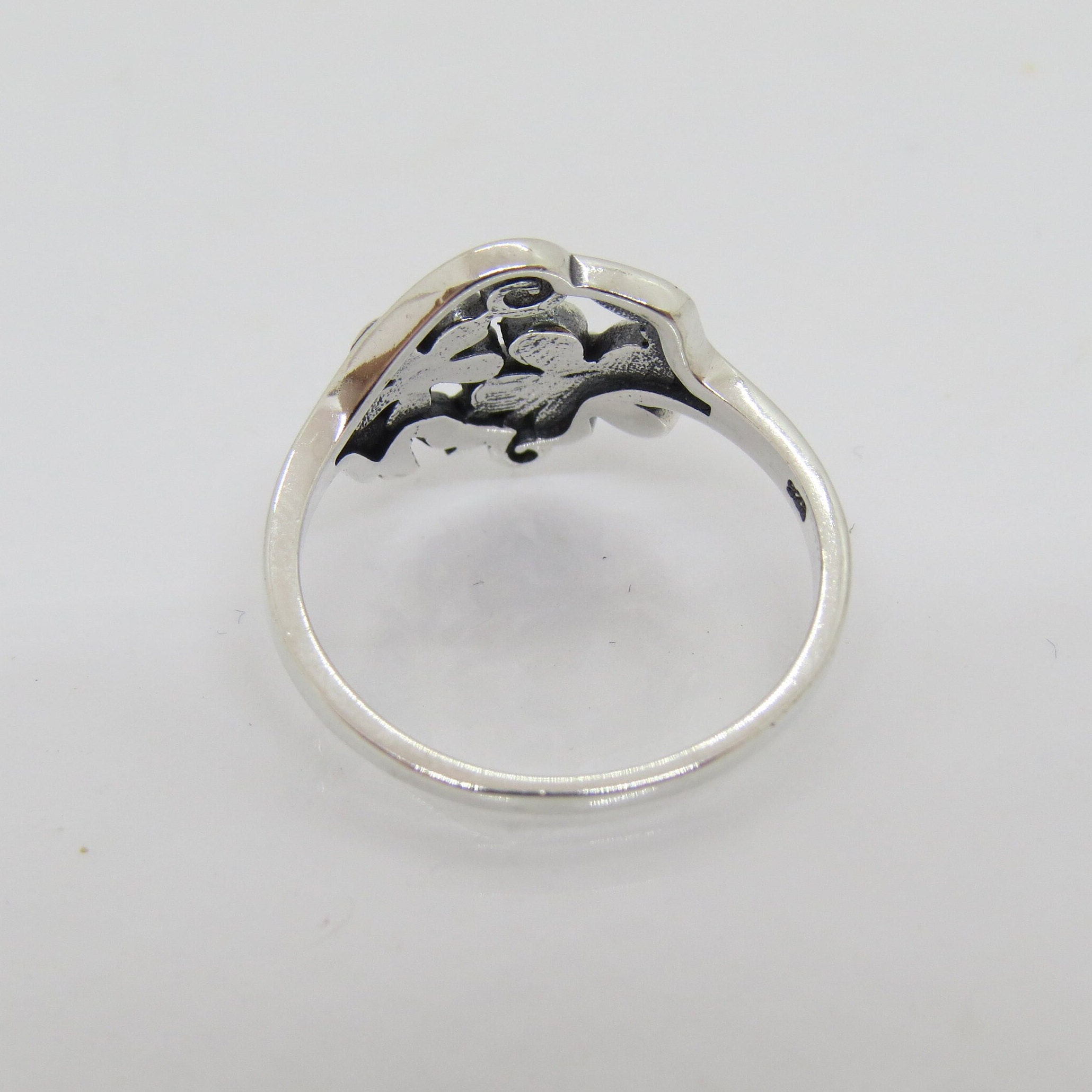Vintage Sterling Silver Flowers Ring Size 5 - Etsy Vintage Sterling Silver Flowers Ring Size 5 - Etsy